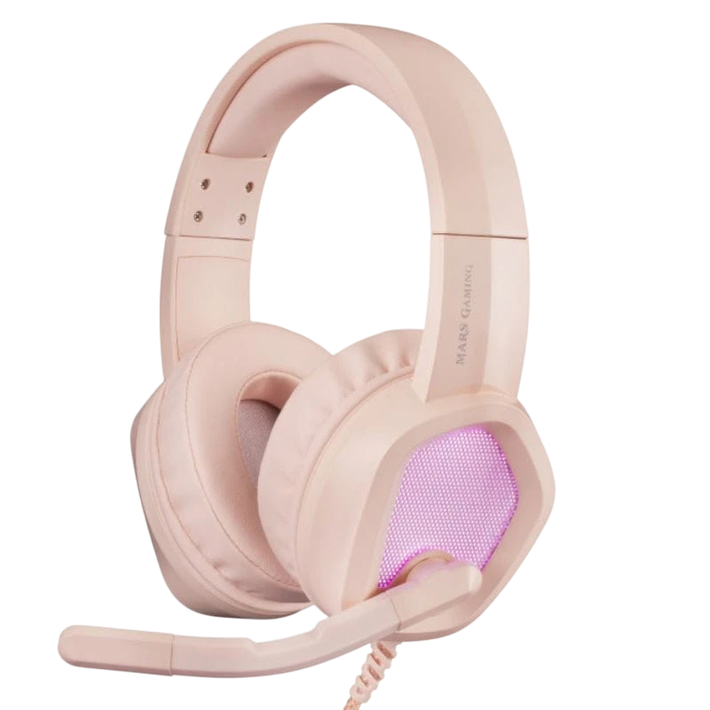 Mars Gaming MH320 Rose avec micro Écouteurs