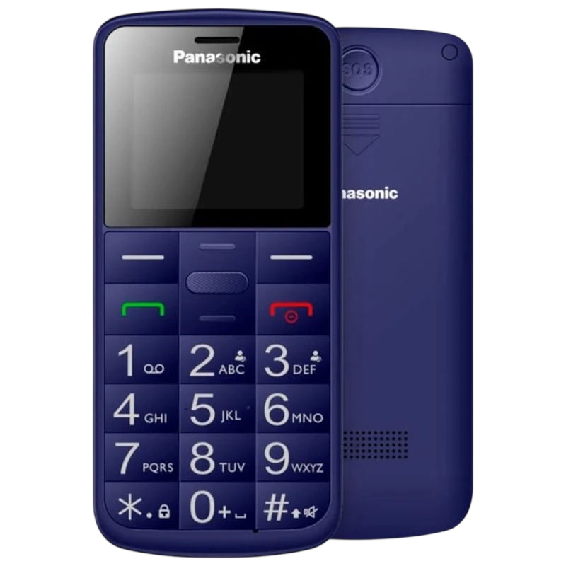 Panasonic KX-TU110EXB 2G Bleu 1,77 pouces 1000mAh Téléphone basique
