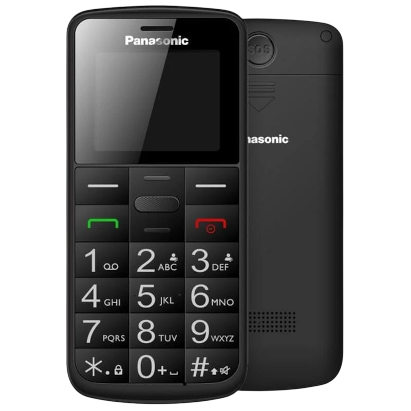 Panasonic KX-TU110EXB 2G Noir 1,77 pouces 1000mAh Téléphone basique