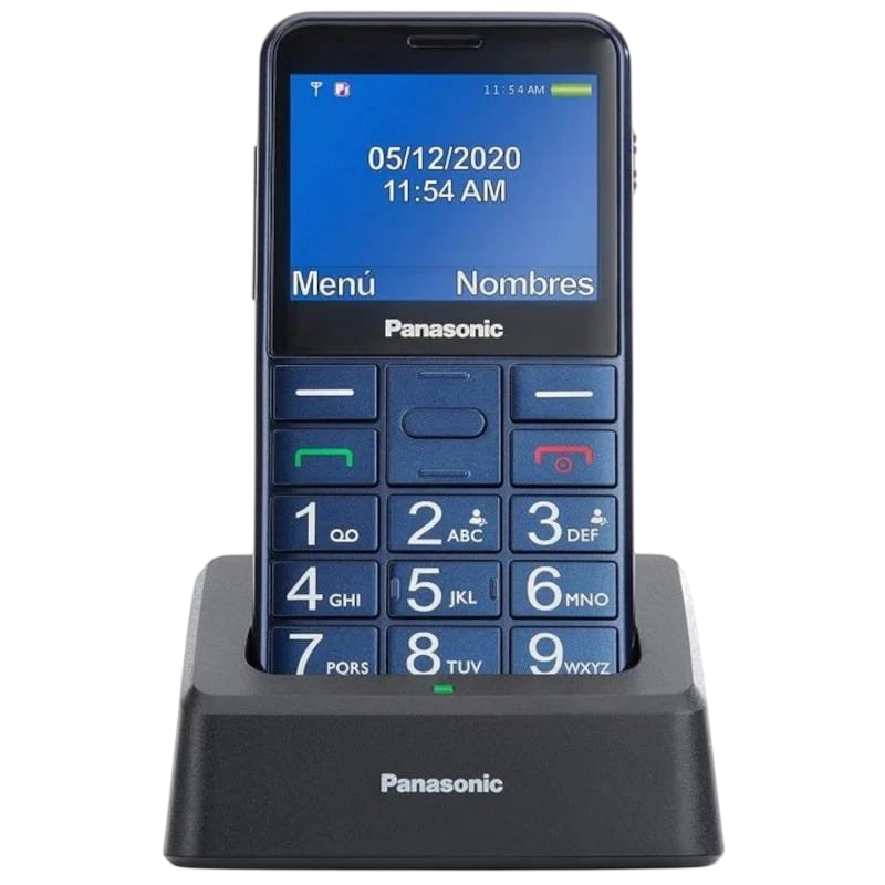Panasonic KX-TU155EXCN Bleu 2,4 pouces avec base de charge Téléphone basique