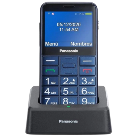 Panasonic KX-TU155EXCN Bleu 2,4 pouces avec base de charge Téléphone basique
