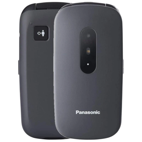 Panasonic KX-TU446 2G Noir 2,4 pouces avec clapet Téléphone basique