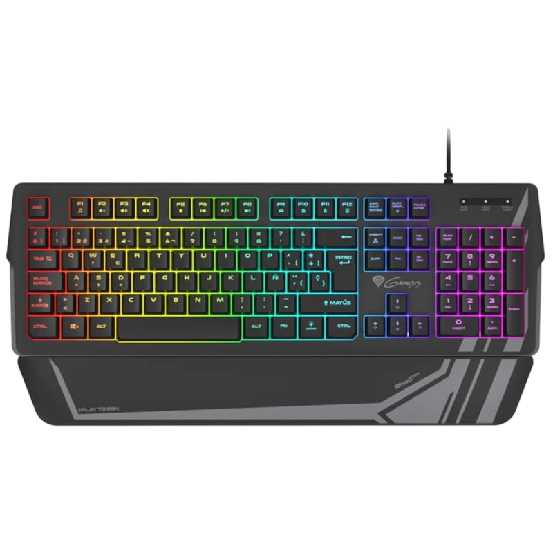 Genesis Rhod 350 RGB USB Noir à membrane Clavier gaming