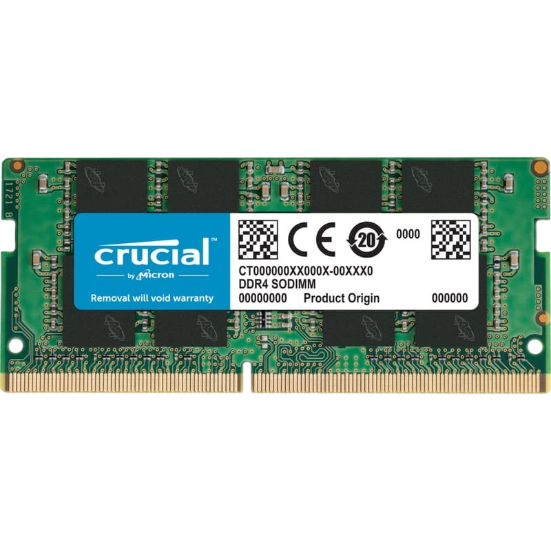 Crucial CT16G4SFRA32A 16GB DDR4 3200 MHz SODIMM CL22 Vert Mémoire RAM