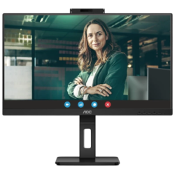 AOC 24P3QW Noir avec webcam 23,8 pouces Full HD IPS 4ms Écran