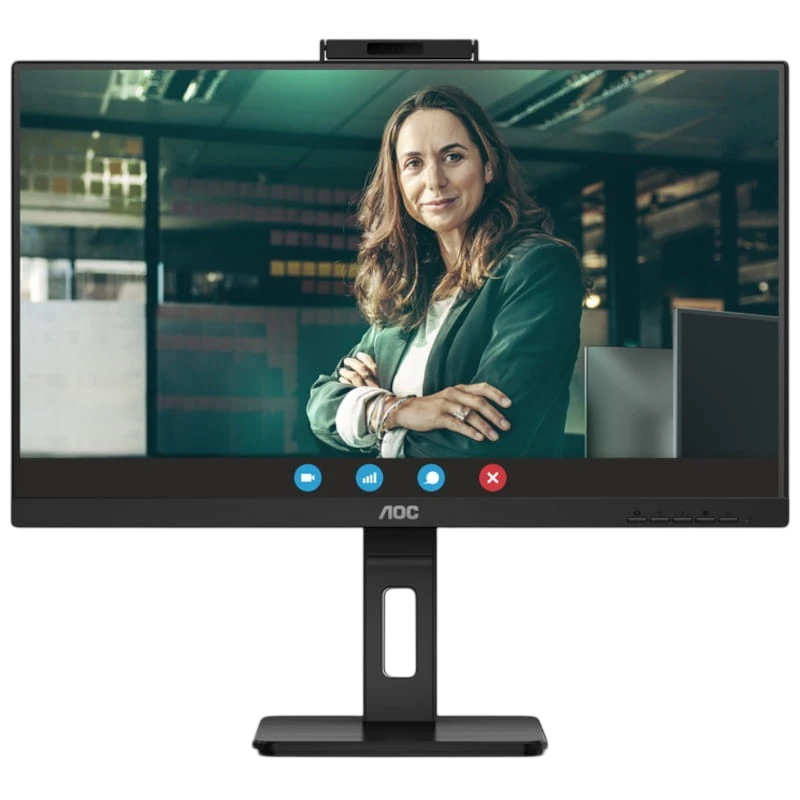AOC 24P3QW Noir avec webcam 23,8 pouces Full HD IPS 4ms Écran