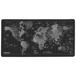 NATEC Time Zone Map Maxi Noir/Gris