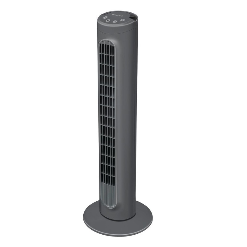 Honeywell HYF1101E4 Gris 36W 3 vitesses 56dB minuterie 8h oscillant Ventilateur tour