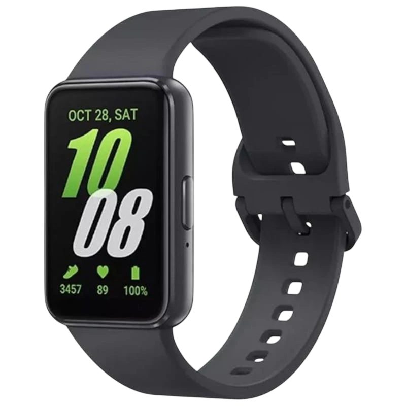 Samsung Galaxy Fit 3 R390 40 mm Noir 1,6 pouces AMOLED 13 jours +100 sports 5ATM Bracelet connecté