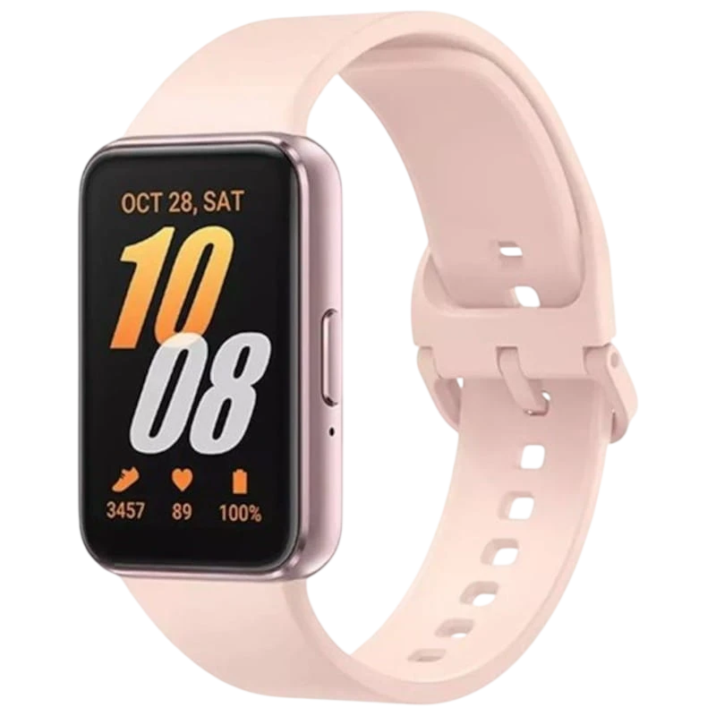 Samsung Galaxy Fit 3 R390 40 mm Or 1,6 pouces AMOLED 13 jours +100 sports 5ATM Bracelet connecté