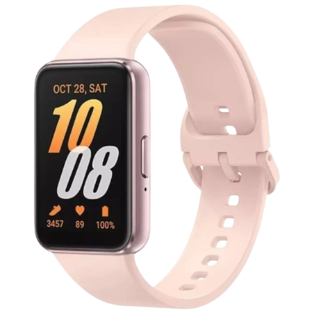 Samsung Galaxy Fit 3 R390 40 mm Or 1,6 pouces AMOLED 13 jours +100 sports 5ATM Bracelet connecté