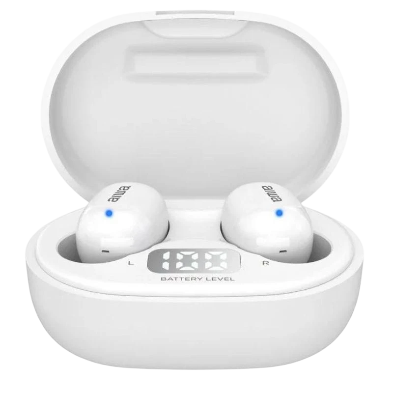 Aiwa EBTW-150 Blanc TWS Bluetooth 5.0 Écouteurs sans fil