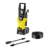 Kärcher K3 Noir/Jaune 1600W 12 bar 380 L/h tuyau 6 m Nettoyeur haute pression