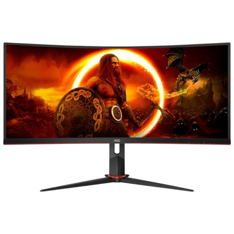 AOC G2 CU34G2XP/BK Noir 34 pouces 2K VA 180Hz 5ms incurvé UltraWide Écran