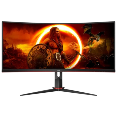 AOC G2 CU34G2XP/BK Noir 34 pouces 2K VA 180Hz 5ms incurvé UltraWide Écran