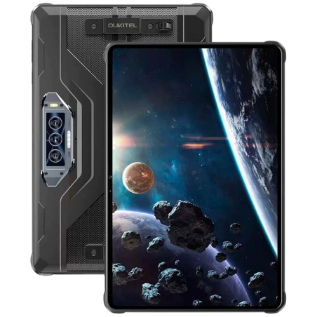 Oukitel RT8 4G 6GB/256GB Noir Rugged IP68/IP69K 11 pouces IPS 48MP 20000mAh Tablette