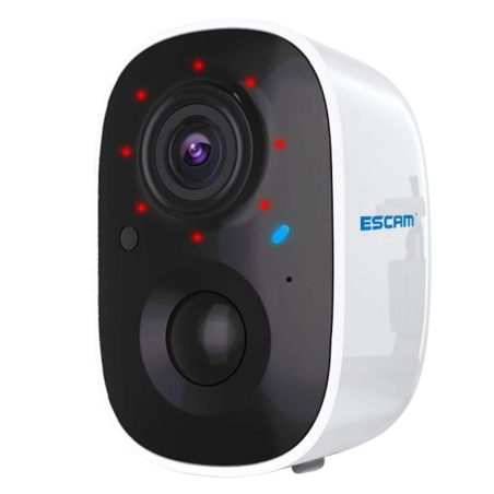 Escam G14 Blanc Full HD vision nocturne Caméra de surveillance