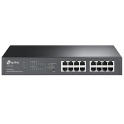 TP-Link TL-SG1016PE 16 Ports Gigabit 8 PoE+ Noir Switch