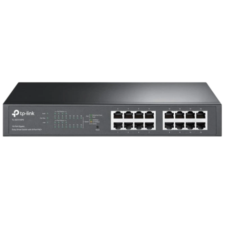 TP-Link TL-SG1016PE 16 Ports Gigabit 8 PoE+ Noir Switch