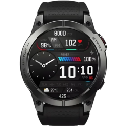 Zeblaze Stratos 3 Pro Noir 1,43 pouces AMOLED GPS 18 jours +100 sports IP68 Smartwatch