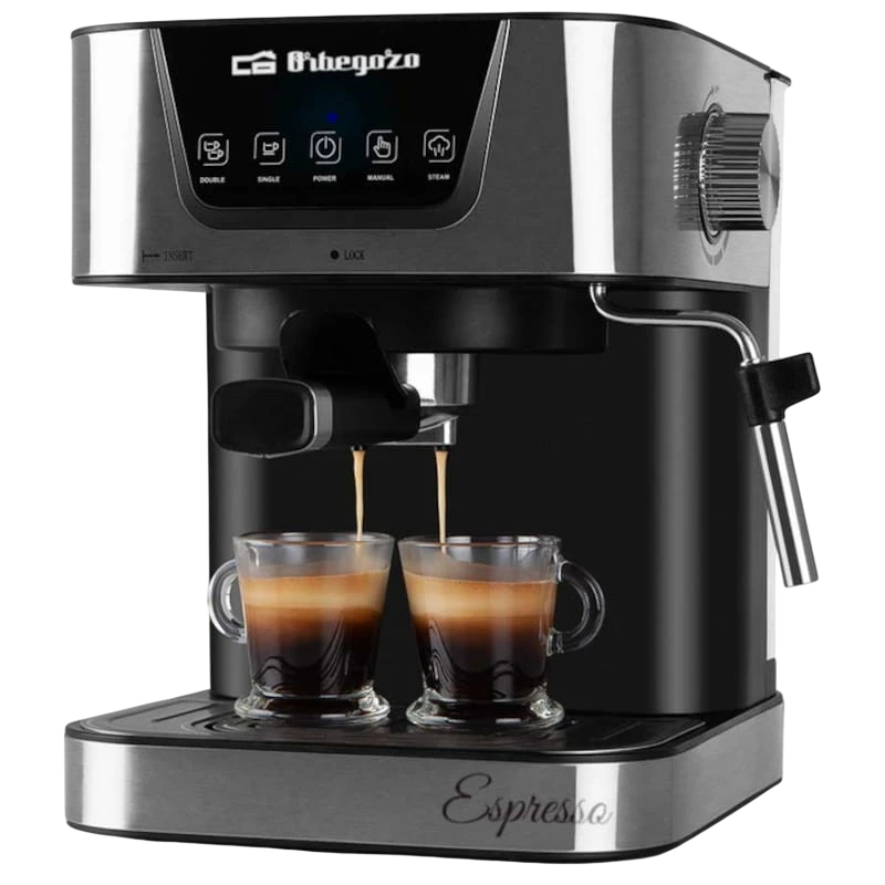 Orbegozo EX 6000 Noir/Acier 1050W 1,5 L Machine à café expresso