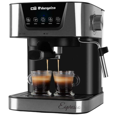 Orbegozo EX 6000 Noir/Acier 1050W 1,5 L Machine à café expresso