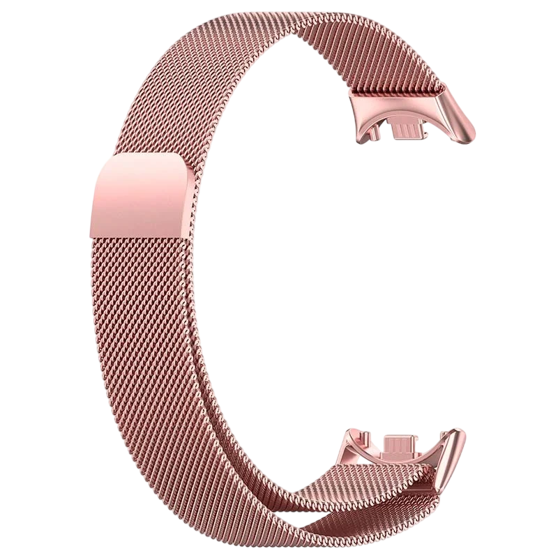 Bracelet Milanais Magnétique Xiaomi Mi Smart Band 9 / Mi Smart Band 8 Dorée Rose