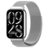 Bracelet Milanais Magnétique Xiaomi Smart Band 10 Pro / 9 Pro / 8 Pro et Redmi Watch 6 / 6 Active / 6 Lite / 5 / 4 Argentée