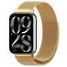 Bracelet Milanais Magnétique Xiaomi Smart Band 10 Pro / 9 Pro / 8 Pro et Redmi Watch 6 / 6 Active / 6 Lite / 5 / 4 Or