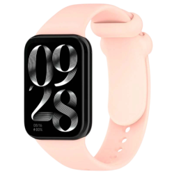 Bracelet Xiaomi Smart Band 10 Pro / 9 Pro / 8 Pro et Redmi Watch 6 / 6 Active / 6 Lite / 5 / 4 Silicone Rose