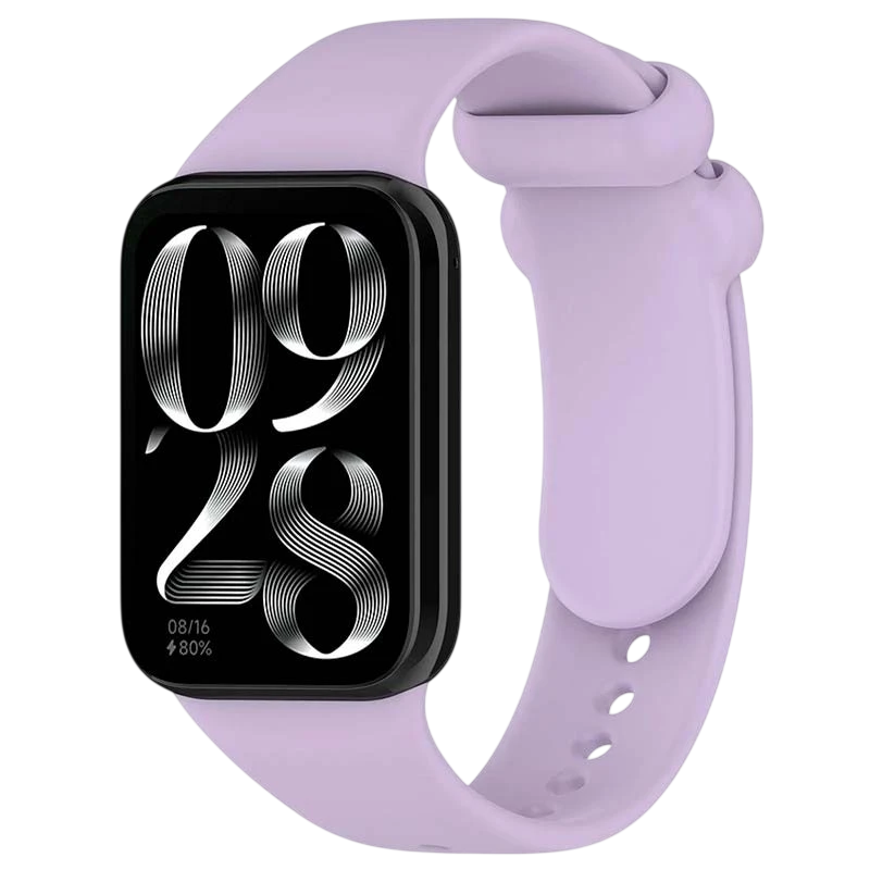Bracelet Xiaomi Smart Band 10 Pro / 9 Pro / 8 Pro et Redmi Watch 6 / 6 Active / 6 Lite / 5 / 4 Silicone Pourpre