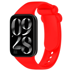 Bracelet Xiaomi Smart Band 10 Pro / 9 Pro / 8 Pro et Redmi Watch 6 / 6 Active / 6 Lite / 5 / 4 Silicone Rouge