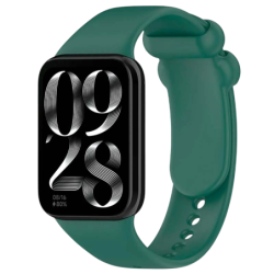 Bracelet Xiaomi Smart Band 10 Pro / 9 Pro / 8 Pro et Redmi Watch 6 / 6 Active / 6 Lite / 5 / 4 Silicone Vert Sombre