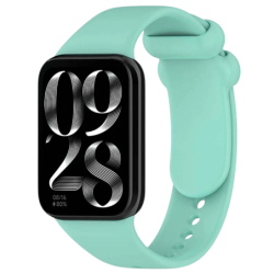 Bracelet Xiaomi Smart Band 10 Pro / 9 Pro / 8 Pro et Redmi Watch 6 / 6 Active / 6 Lite / 5 / 4 Silicone Turquoise