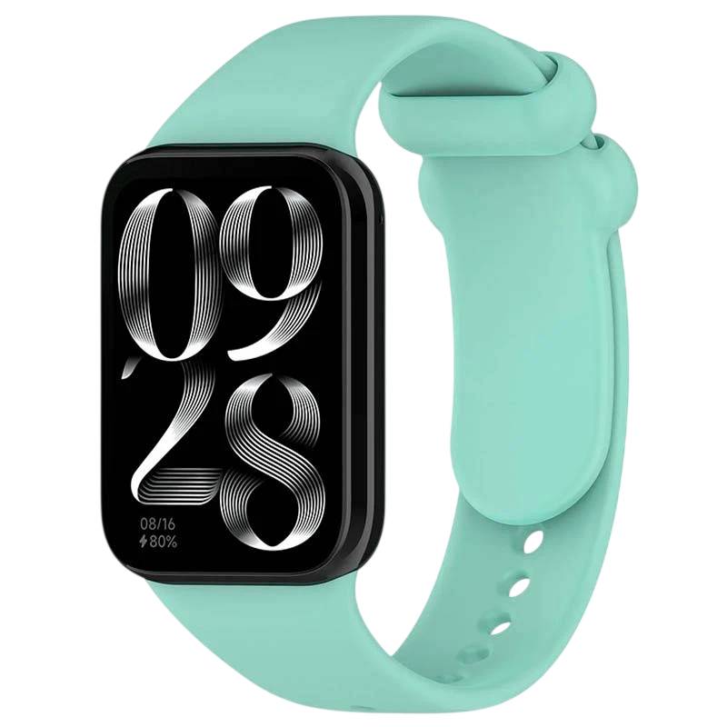 Bracelet Xiaomi Smart Band 10 Pro / 9 Pro / 8 Pro et Redmi Watch 6 / 6 Active / 6 Lite / 5 / 4 Silicone Turquoise