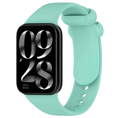 Bracelet Xiaomi Smart Band 10 Pro / 9 Pro / 8 Pro et Redmi Watch 6 / 6 Active / 6 Lite / 5 / 4 Silicone Turquoise