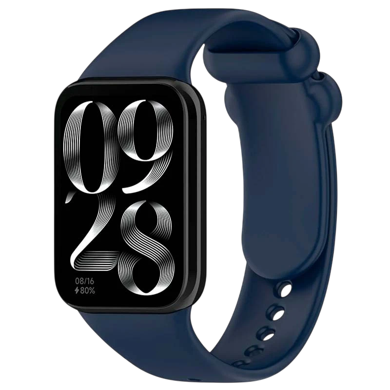 Bracelet Xiaomi Smart Band 10 Pro / 9 Pro / 8 Pro et Redmi Watch 6 / 6 Active / 6 Lite / 5 / 4 Silicone Bleu Marine