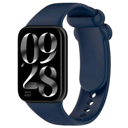 Bracelet Xiaomi Smart Band 10 Pro / 9 Pro / 8 Pro et Redmi Watch 6 / 6 Active / 6 Lite / 5 / 4 Silicone Bleu Marine