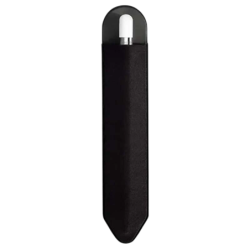 Coque Adhésif pour Stylus Pen Universelle avec Toucher Doux Noir