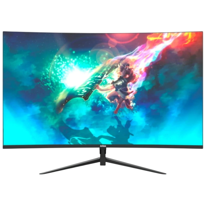 Nilox NXM24CRV01 Noir 23,8 pouces Full HD VA 165Hz 1ms FreeSync incurvé Écran