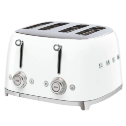 Smeg TSF03WHEU 4 tranches 2000 W Blanc Grille-pain