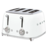 Smeg TSF03WHEU 4 tranches 2000 W Blanc Grille-pain