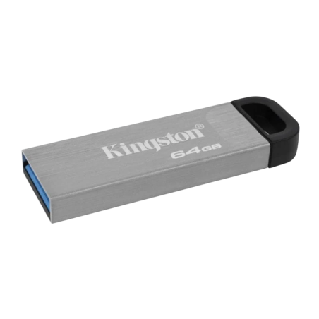 Kingston DataTraveler Kyson 64GB Argent USB 3.2 Gen 1 200MB/s Clé mémoire