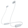 Sony WI-C100 Sports Blanc Bluetooth 5.0 25h IPX4 Écouteurs sans fil