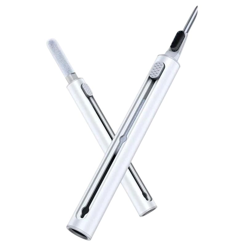 Kit de nettoyage multifonction pour écouteurs, smartphones et tablettes 2ère Gén Blanc
