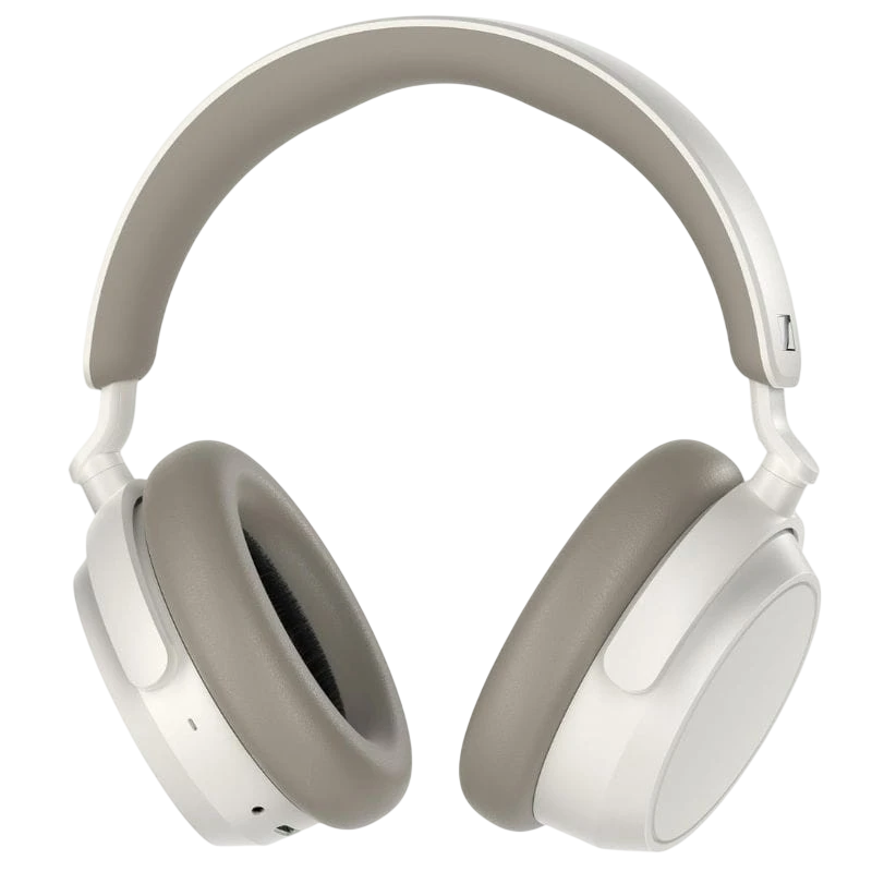 Sennheiser Accentum Blanc Arceau ANC Bluetooth 5.2 50h Multipoint Casque sans fil