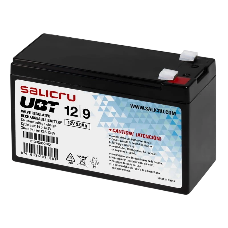 Salicru UBT 12V/9A Noir Batterie
