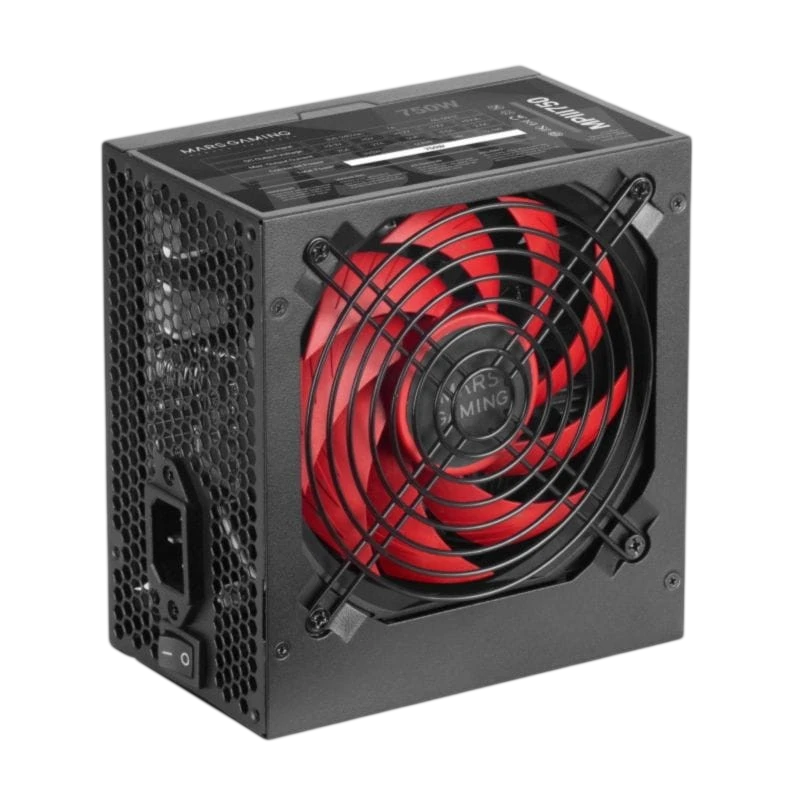 Mars Gaming MPIII750 750W Noir/Rouge Alimentation