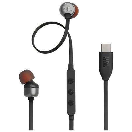 JBL Tune 310C USB-C Noir In-Ear avec micro Écouteurs