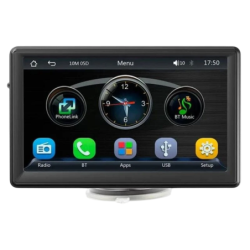Écran tactile universel 7 Pouces B500W Noir CarPlay Android Auto Autoradio